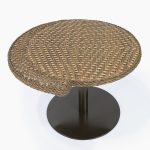 MESA PARA TERRAZA ESTRUCTURA EN ALUMINIO, RATTAN SINTETICO, NO TIENE MARCA, NI REFERENCIA, USO RESIDENCIAL