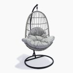 COLUMPIO PARA TERRAZA, ESTRUCTURA EN ALUMINIO REVESTIDO DE RATTAN SINTETICO, CADA UNO TIENE COJINES DE TEXTIL SINTETICO RELLENO DE ESPUMA Y GUATA, USO RESIDENCIAL, MERCANCIA NUEVA, NO TIENE MARCA NI REFERENCIA