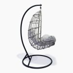 COLUMPIO PARA TERRAZA, ESTRUCTURA EN ALUMINIO REVESTIDO DE RATTAN SINTETICO, CADA UNO TIENE COJINES DE TEXTIL SINTETICO RELLENO DE ESPUMA Y GUATA, USO RESIDENCIAL, MERCANCIA NUEVA, NO TIENE MARCA NI REFERENCIA