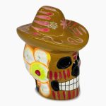 cráneo de cerámica mexicano