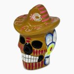cráneo de cerámica mexicano